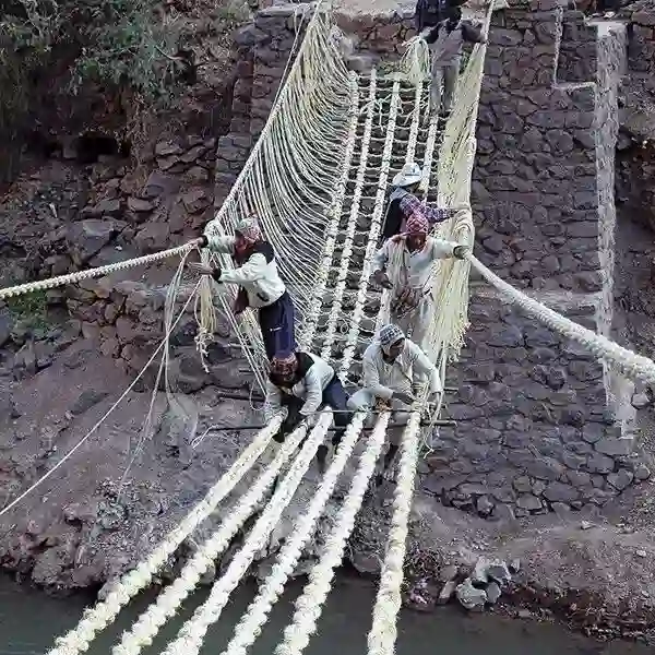 Elaboracion de las sogas Incas